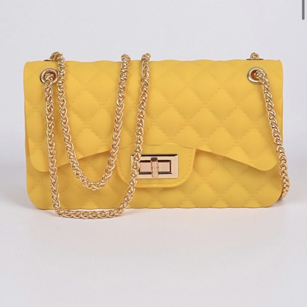 Bright yellow bag